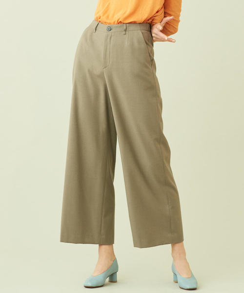 ウールサキソニー ストレートパンツ その他パンツ Galerie Vie ギャルリー ヴィー のファッション通販 Zozotown