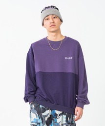 XLARGE | PANELED CREWNECK SWEAT(スウェット)