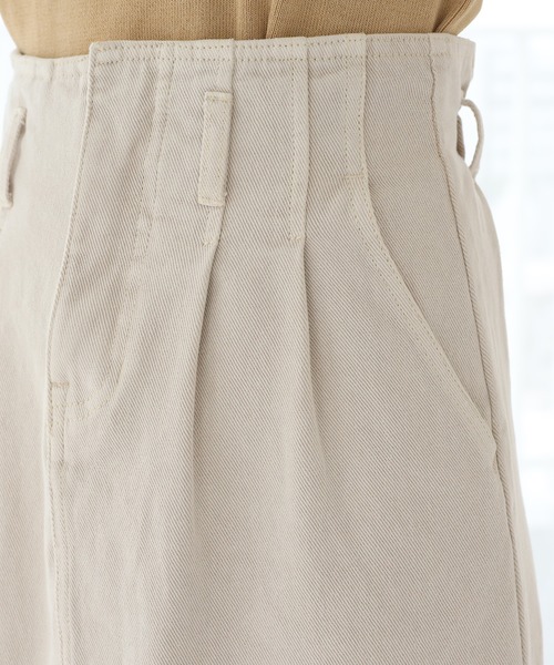 one after another NICE CLAUP（ワンアフターアナザーナイスクラップ）の「硫化スリットタイトスカート（スカート・レディース・パープル/ネイビー/アイボリー/ピンクベージュ・FREE）」の17枚目の写真