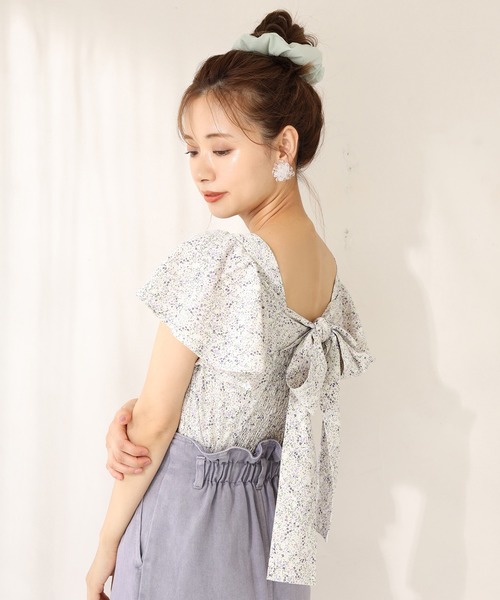 one after another NICE CLAUP（ワンアフターアナザーナイスクラップ）の「硫化スリットタイトスカート（スカート・レディース・パープル/ネイビー/アイボリー/ピンクベージュ・FREE）」の22枚目の写真