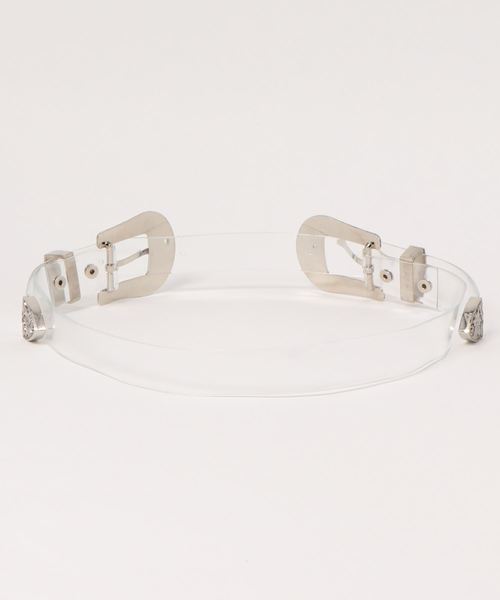 apres jour mignon(アプレジュールミニョン)の「【apresjour mignon×ARIAZ】クリアダブルバックルベルト(ベルト・レディース・その他・ONESIZE)」の4枚目の写真