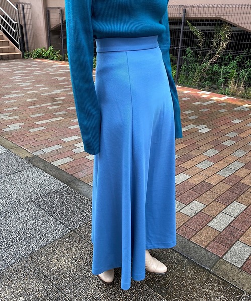 nimiru(ニミル)の「Aラインロングスカート(スカート・レディース・ブラック/ブルー/グリーン・M/L)」の3枚目の写真