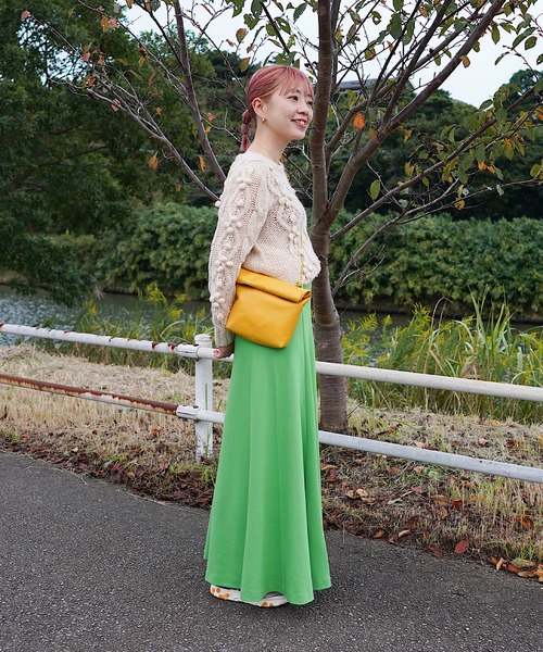 nimiru(ニミル)の「Aラインロングスカート(スカート・レディース・ブラック/ブルー/グリーン・M/L)」の11枚目の写真