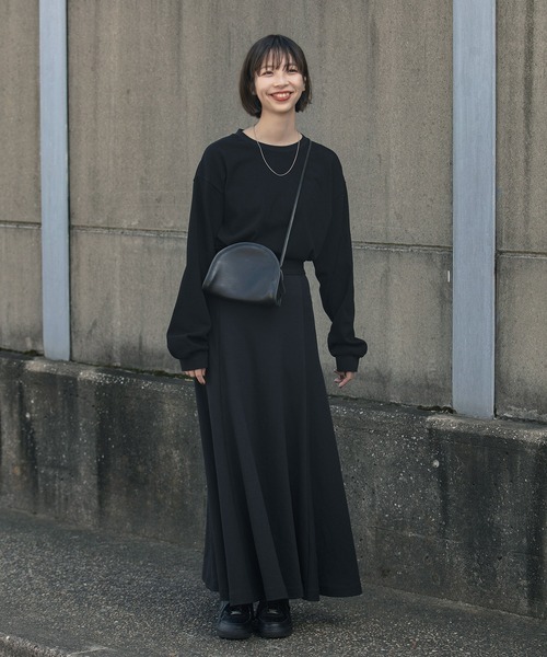 nimiru(ニミル)の「Aラインロングスカート(スカート・レディース・ブラック/ブルー/グリーン・M/L)」の7枚目の写真