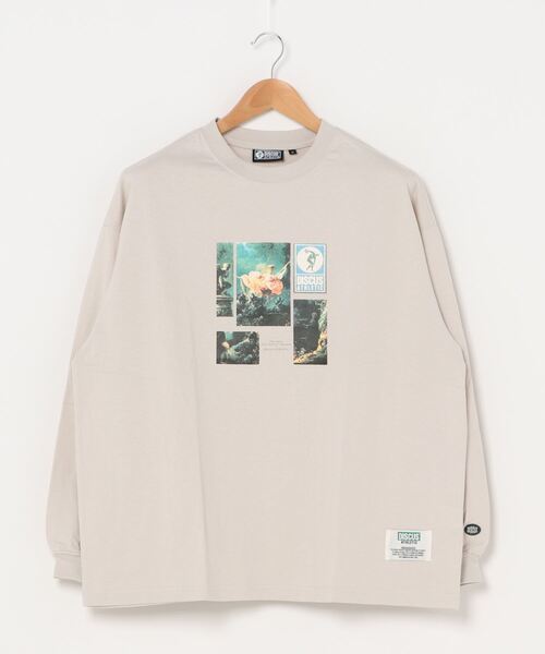 セール Discus ディスカス アート長袖ビックｔシャツｃ ビックシルエットロンｔ 絵画アートのコラボ企画 Tシャツ カットソー Discus ディスカス のファッション通販 Zozotown