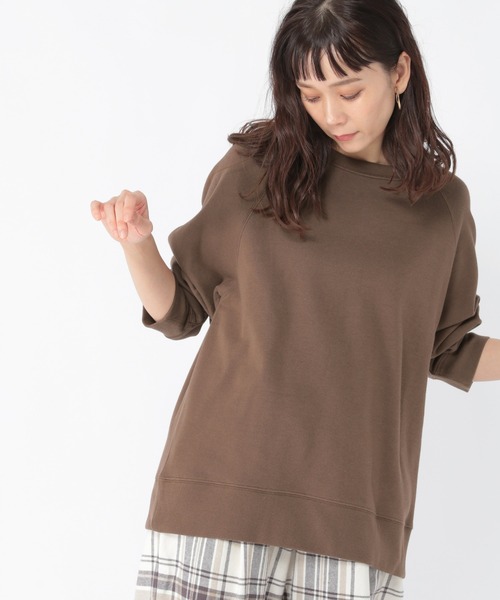 studio CLIP(スタディオクリップ)の「スウェットライクラグランプルオーバー(スウェット・レディース・その他1/その他2/グリーン/ブラウン・MEDIUM/LARGE)」の2枚目の写真