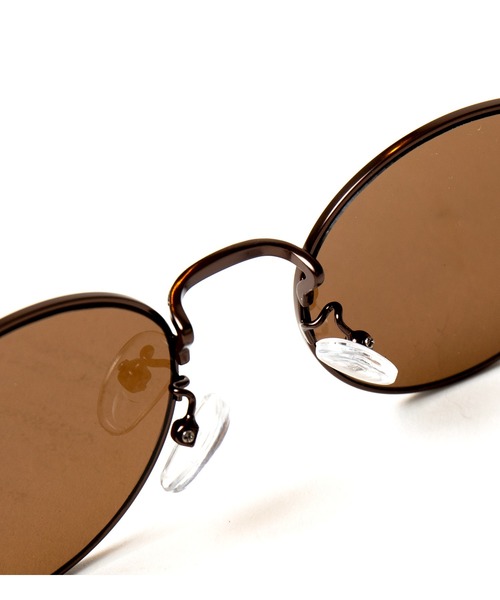 APPLEBUM（アップルバム）の「“OVAL” Metal Sunglasses（サングラス・メンズ・ブラック/ブラウン・FREE）」の10枚目の写真