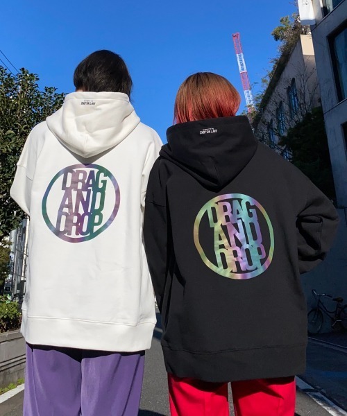 PBLIM(ページボーイリム)の「【PAGEBOYLIM】リフレクターフーディー(パーカー・レディース・ホワイト/ブラック・MEDIUM/X-LARGE)」の2枚目の写真
