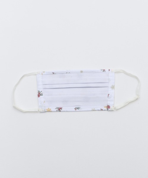 axes femme（アクシーズファム）の「スノーローズ柄マスク（マスク・レディース・ネイビー/グリーン/ワイン/キナリ・MEDIUM）」の12枚目の写真