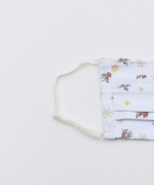 axes femme（アクシーズファム）の「スノーローズ柄マスク（マスク・レディース・ネイビー/グリーン/ワイン/キナリ・MEDIUM）」の20枚目の写真