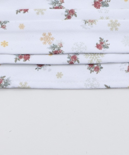 axes femme（アクシーズファム）の「スノーローズ柄マスク（マスク・レディース・ネイビー/グリーン/ワイン/キナリ・MEDIUM）」の16枚目の写真