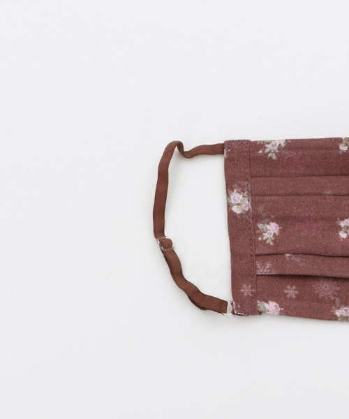 axes femme（アクシーズファム）の「スノーローズ柄マスク（マスク・レディース・ネイビー/グリーン/ワイン/キナリ・MEDIUM）」の15枚目の写真