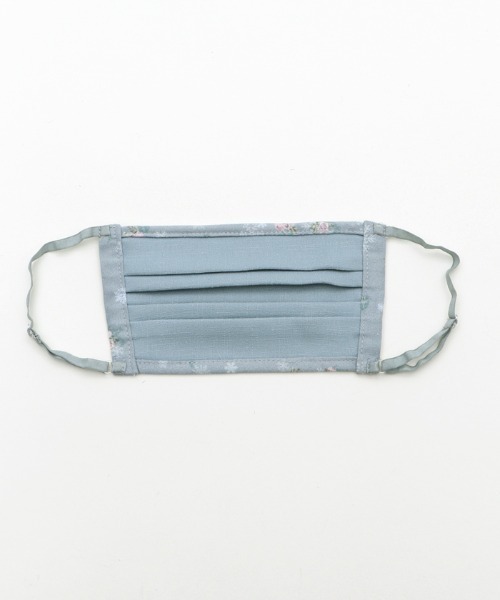 axes femme（アクシーズファム）の「スノーローズ柄マスク（マスク・レディース・ネイビー/グリーン/ワイン/キナリ・MEDIUM）」の5枚目の写真