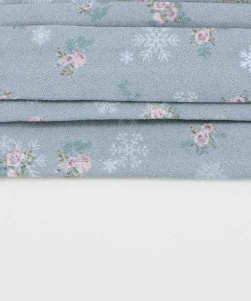 axes femme（アクシーズファム）の「スノーローズ柄マスク（マスク・レディース・ネイビー/グリーン/ワイン/キナリ・MEDIUM）」の18枚目の写真