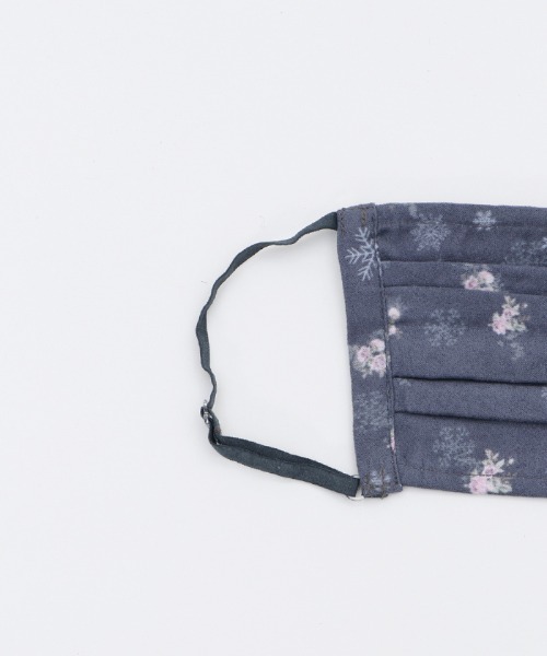 axes femme（アクシーズファム）の「スノーローズ柄マスク（マスク・レディース・ネイビー/グリーン/ワイン/キナリ・MEDIUM）」の21枚目の写真