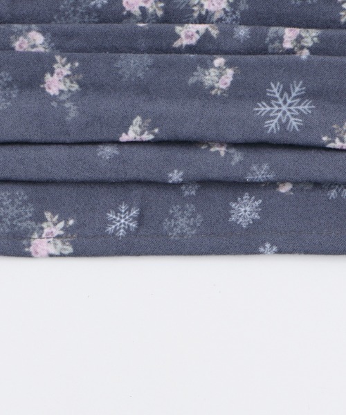 axes femme（アクシーズファム）の「スノーローズ柄マスク（マスク・レディース・ネイビー/グリーン/ワイン/キナリ・MEDIUM）」の17枚目の写真