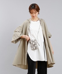 DouDou | 【新色追加】ティアード2WAYチュニックブラウス(シャツ/ブラウス)