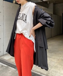 DouDou | 【新色追加】ティアード2WAYチュニックブラウス(シャツ/ブラウス)