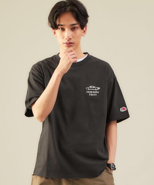 FRUIT OF THE LOOM（フルーツオブザルーム）の「【別注】＜FRUIT OF THE LOOM×Yu Nagaba×green label relaxing＞ドライブ Tシャツ（Tシャツ/カットソー・メンズ・ブラック/ホワイト・M/L/X-LARGE）」の3枚目の写真