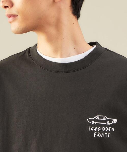 FRUIT OF THE LOOM（フルーツオブザルーム）の「【別注】＜FRUIT OF THE LOOM×Yu Nagaba×green label relaxing＞ドライブ Tシャツ（Tシャツ/カットソー・メンズ・ブラック/ホワイト・M/L/X-LARGE）」の6枚目の写真