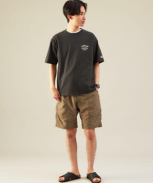 FRUIT OF THE LOOM（フルーツオブザルーム）の「【別注】＜FRUIT OF THE LOOM×Yu Nagaba×green label relaxing＞ドライブ Tシャツ（Tシャツ/カットソー・メンズ・ブラック/ホワイト・M/L/X-LARGE）」の16枚目の写真