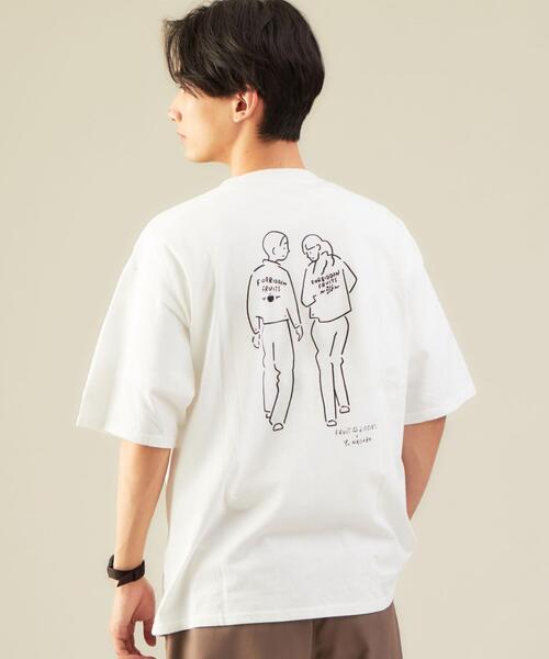 FRUIT OF THE LOOM（フルーツオブザルーム）の「【別注】＜FRUIT OF THE LOOM×Yu Nagaba×green label relaxing＞ドライブ Tシャツ（Tシャツ/カットソー・メンズ・ブラック/ホワイト・M/L/X-LARGE）」の18枚目の写真