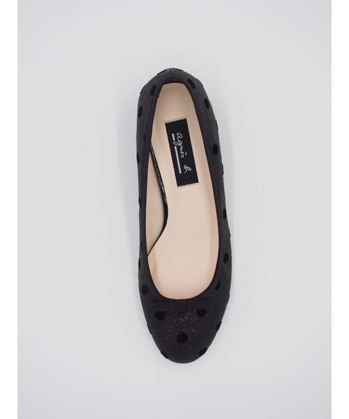 agnes b.（アニエスベー）の「リボンモチーフラウンドトゥパンプス（パンプス・レディース・ベージュ/ブラック系その他/ブラック系その他2/ブラック/ネイビー・23.5cm/24.0cm/22.5cm/24.5cm/23.0cm）」の8枚目の写真