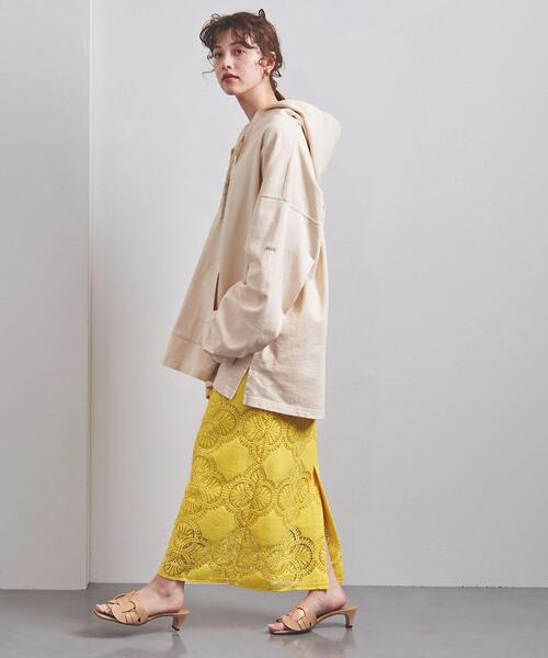 UNITED ARROWS サークルレース タイトスカート UNITED ARROWS（ユナイテッドアローズ）の「UWFM サークルレース