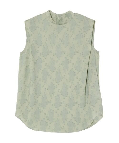 LAGUNAMOON(ラグナムーン)の「ジャガードノースリブラウス【セットアップ着用可能】(シャツ/ブラウス・レディース・ブラック/アイボリー/ミント・FREE)」の3枚目の写真