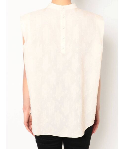 LAGUNAMOON(ラグナムーン)の「ジャガードノースリブラウス【セットアップ着用可能】(シャツ/ブラウス・レディース・ブラック/アイボリー/ミント・FREE)」の4枚目の写真