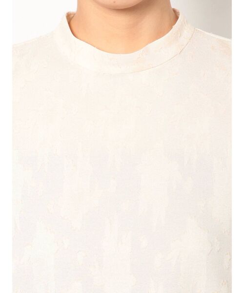 LAGUNAMOON(ラグナムーン)の「ジャガードノースリブラウス【セットアップ着用可能】(シャツ/ブラウス・レディース・ブラック/アイボリー/ミント・FREE)」の5枚目の写真