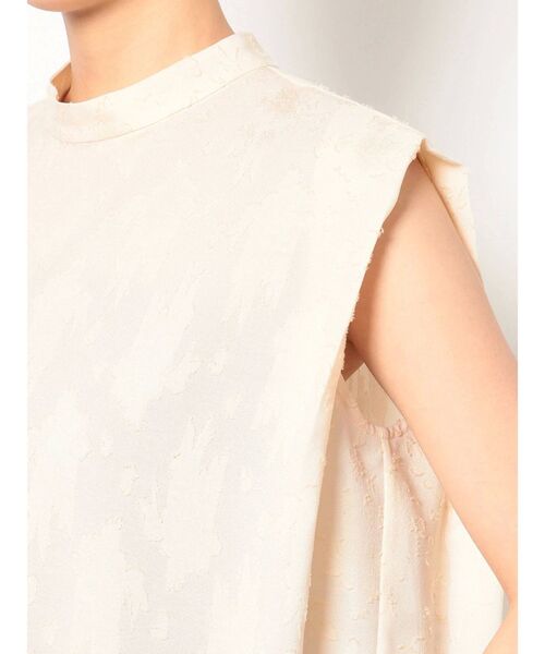 LAGUNAMOON(ラグナムーン)の「ジャガードノースリブラウス【セットアップ着用可能】(シャツ/ブラウス・レディース・ブラック/アイボリー/ミント・FREE)」の14枚目の写真