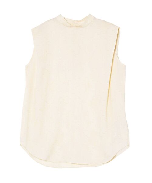 LAGUNAMOON(ラグナムーン)の「ジャガードノースリブラウス【セットアップ着用可能】(シャツ/ブラウス・レディース・ブラック/アイボリー/ミント・FREE)」の18枚目の写真