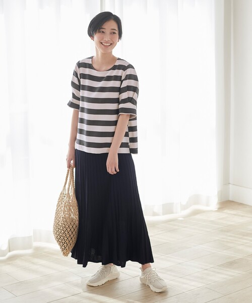 grove（グローブ）の「◆インスタライブ紹介！マクラメ巾着つきトート（トートバッグ・レディース・ベージュ系7/ライトベージュ/アイボリー/グレー/ブラウン系・00）」の7枚目の写真