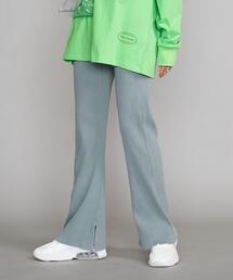 BEAUTY&YOUTH UNITED ARROWS | BY コットンリブピグメントスリットカットソーパンツ(スラックス)