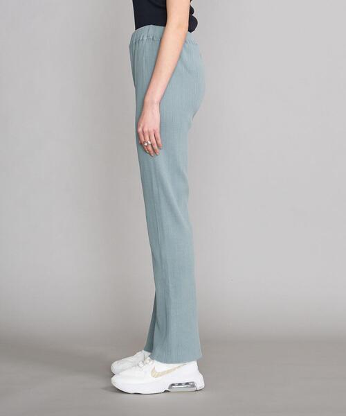 BEAUTY&YOUTH UNITED ARROWS（ビューティーアンドユースユナイテッドアローズ）の「BY コットンリブピグメントスリットカットソーパンツ（スラックス・レディース・ケリー/ナチュラル/ダークグレー・SMALL/MEDIUM）」の19枚目の写真