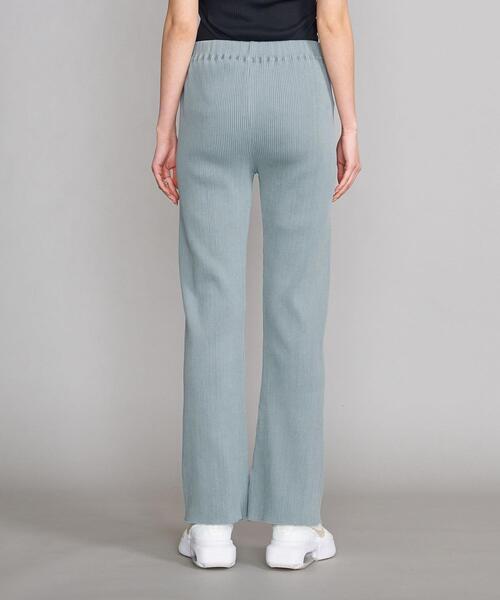 BEAUTY&YOUTH UNITED ARROWS（ビューティーアンドユースユナイテッドアローズ）の「BY コットンリブピグメントスリットカットソーパンツ（スラックス・レディース・ケリー/ナチュラル/ダークグレー・SMALL/MEDIUM）」の20枚目の写真