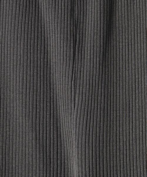 BEAUTY&YOUTH UNITED ARROWS（ビューティーアンドユースユナイテッドアローズ）の「BY コットンリブピグメントスリットカットソーパンツ（スラックス・レディース・ケリー/ナチュラル/ダークグレー・SMALL/MEDIUM）」の8枚目の写真