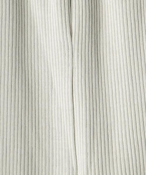 BEAUTY&YOUTH UNITED ARROWS（ビューティーアンドユースユナイテッドアローズ）の「BY コットンリブピグメントスリットカットソーパンツ（スラックス・レディース・ケリー/ナチュラル/ダークグレー・SMALL/MEDIUM）」の10枚目の写真