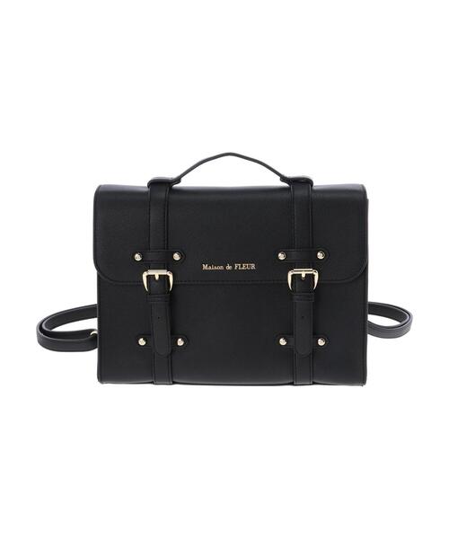 Maison de FLEUR メゾンドフルール サッチェル2WAYリュック Maison de FLEUR（メゾンドフルール）の「サッチェル2WAY