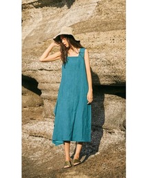 BLACK BY MOUSSY（ブラックバイマウジー）の「linen asymmetry dress（リネンアシンメトリードレス）（ワンピース）」