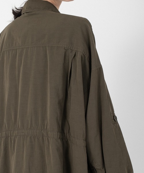 ALLUMER（アリュメール）の「フィブリルミリタリーブルゾン（ミリタリージャケット・レディース・カーキ・1）」の6枚目の写真