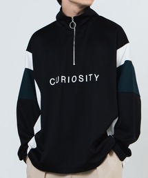 WEGO | WEGO/カラーブロックハーフジッププルオーバー(スウェット)