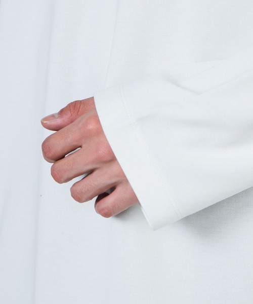 WEGO（ウィゴー）の「WEGO/カラーブロックハーフジッププルオーバー（スウェット・メンズ・ホワイト/ブラック・MEDIUM/LARGE）」の10枚目の写真