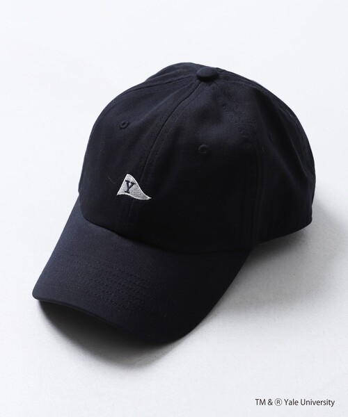 FREAK'S STORE（フリークスストア）の「▽【WEB限定】YALE FLAG CAP/イェールフラッグキャップ (ユニセックス)（キャップ・レディース・ホワイト/ブラック/ベージュ/ネイビー・ﾌﾘ-）」の4枚目の写真