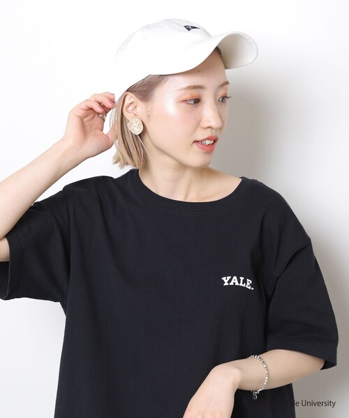 FREAK'S STORE（フリークスストア）の「▽【WEB限定】YALE FLAG CAP/イェールフラッグキャップ (ユニセックス)（キャップ・レディース・ホワイト/ブラック/ベージュ/ネイビー・ﾌﾘ-）」の13枚目の写真