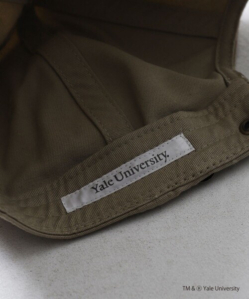 FREAK'S STORE（フリークスストア）の「▽【WEB限定】YALE FLAG CAP/イェールフラッグキャップ (ユニセックス)（キャップ・レディース・ホワイト/ブラック/ベージュ/ネイビー・ﾌﾘ-）」の7枚目の写真