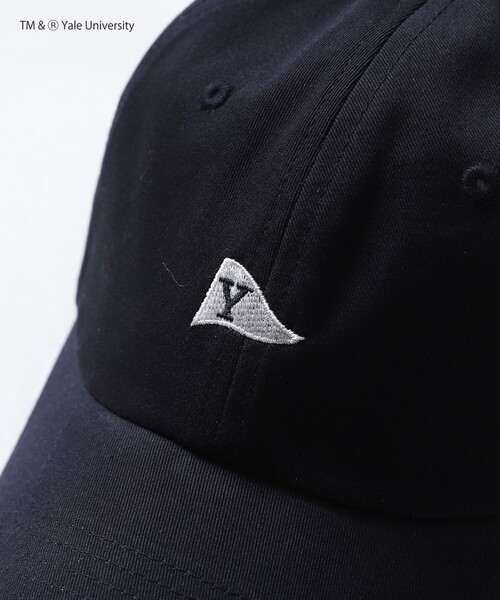 FREAK'S STORE（フリークスストア）の「▽【WEB限定】YALE FLAG CAP/イェールフラッグキャップ (ユニセックス)（キャップ・レディース・ホワイト/ブラック/ベージュ/ネイビー・ﾌﾘ-）」の14枚目の写真