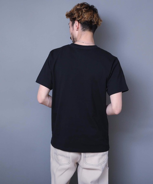 Champion(チャンピオン)の「【Champion/チャンピオン】ビッグロゴTシャツ コットン100% 自然な風合い サテンアップリケ ジョックタグ(Tシャツ/カットソー・メンズ・オレンジ/ダークグリーン/ホワイト/ネイビー/ブラック・LARGE/SMALL/MEDIUM/X-LARGE)」の15枚目の写真