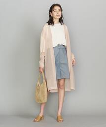 BEAUTY&YOUTH UNITED ARROWS（ビューティーアンドユースユナイテッドアローズ）の「BY シアースリットニットカーディガン -ウォッシャブル-（カーディガン/ボレロ・レディース）」